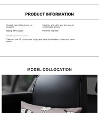 HKM-998611 Neck Protection Pillow for Comfortable Driving and Car Seat Decoration