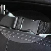HKM-998675 Durable Dog Car Seat Cover with Mesh Windows, Anti-Skid Design, Waterproof Protection and Safety Harness for Travel