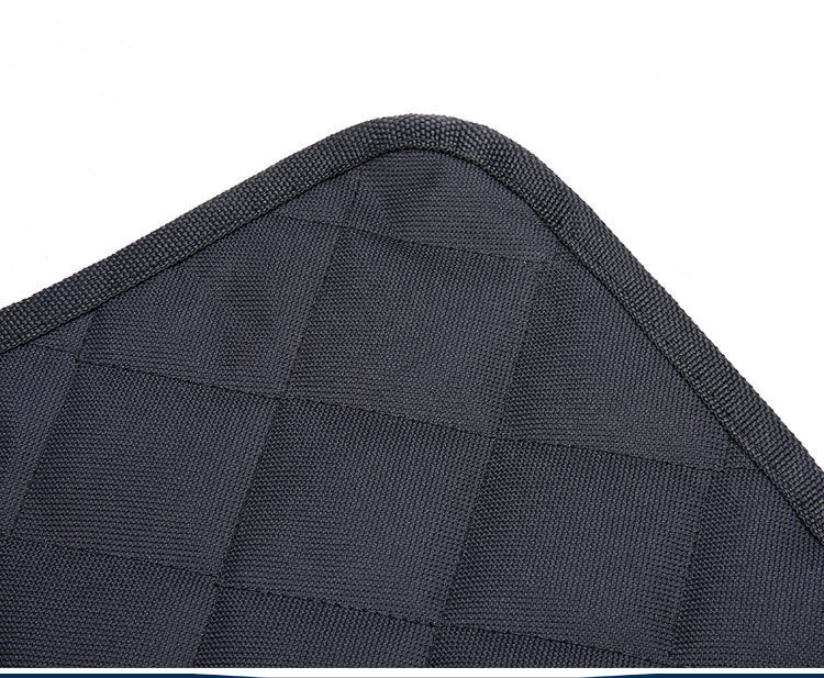 HKM-998675 Durable Dog Car Seat Cover with Mesh Windows, Anti-Skid Design, Waterproof Protection and Safety Harness for Travel