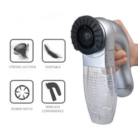 HKM-998739 Portable Electric Pet Hair Remover Vacuum for Cats and Dogs, Cordless Design, Quiet Operation