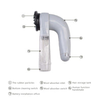 HKM-998739 Portable Electric Pet Hair Remover Vacuum for Cats and Dogs, Cordless Design, Quiet Operation