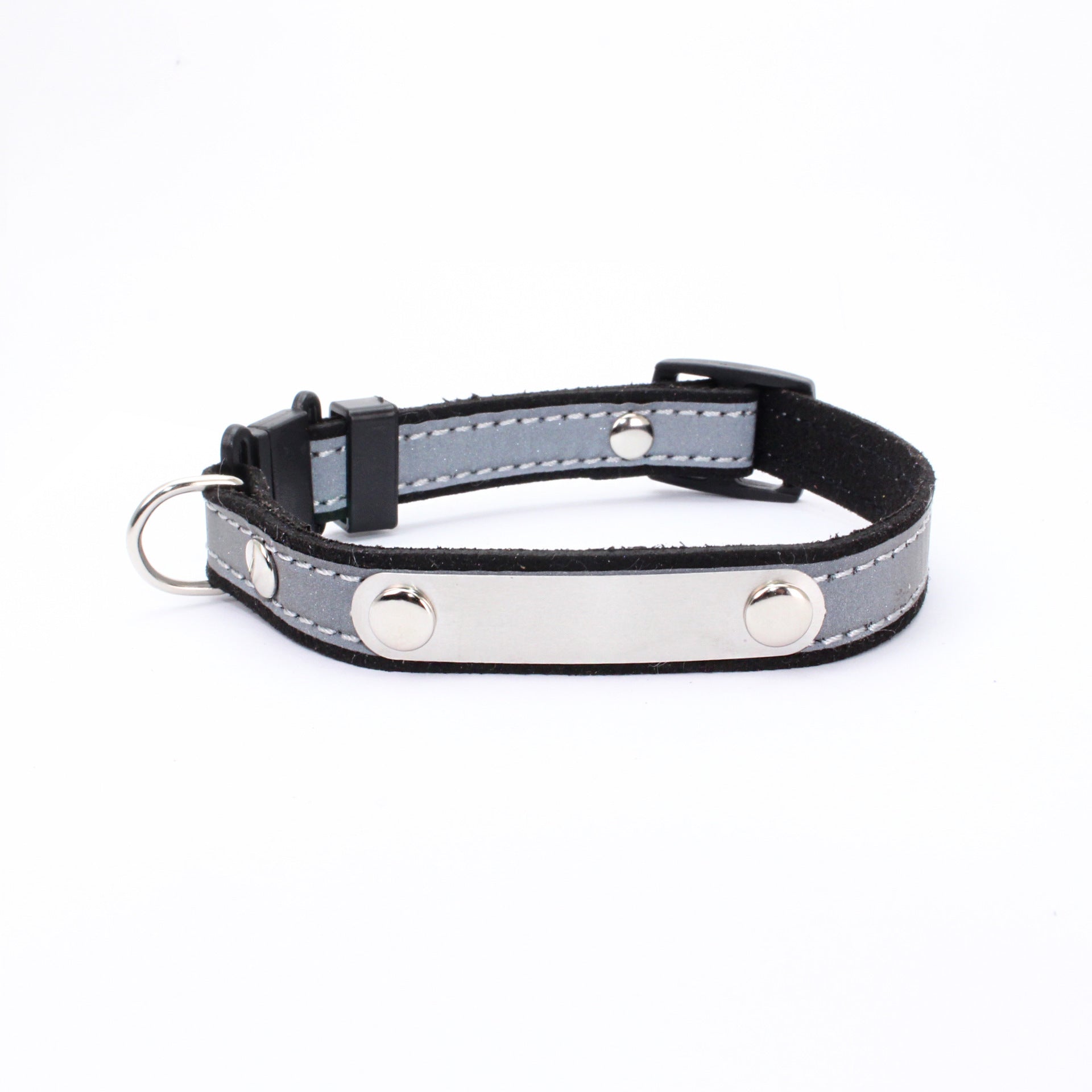 HKM-998995 Monochrome Velvet Pet Collar for Cats - Adjustable and Stylish Design