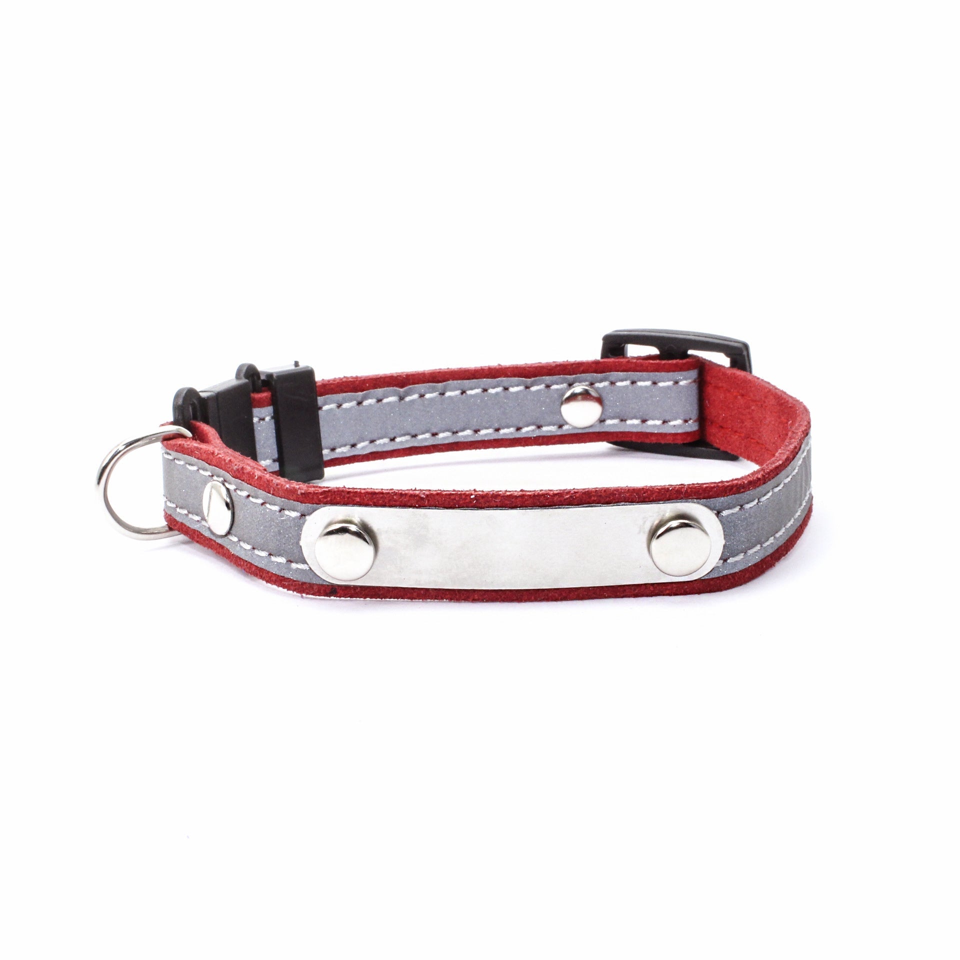 HKM-998995 Monochrome Velvet Pet Collar for Cats - Adjustable and Stylish Design