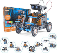 HKM-999379 DIY Assembly Remote Control Robot Puzzle Set - 3 in 1 STEM Building Blocks for Ages 6+