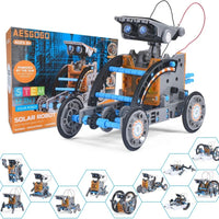 HKM-999379 DIY Assembly Remote Control Robot Puzzle Set - 3 in 1 STEM Building Blocks for Ages 6+