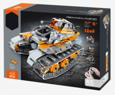 HKM-999379 DIY Assembly Remote Control Robot Puzzle Set - 3 in 1 STEM Building Blocks for Ages 6+