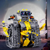 HKM-999379 DIY Assembly Remote Control Robot Puzzle Set - 3 in 1 STEM Building Blocks for Ages 6+