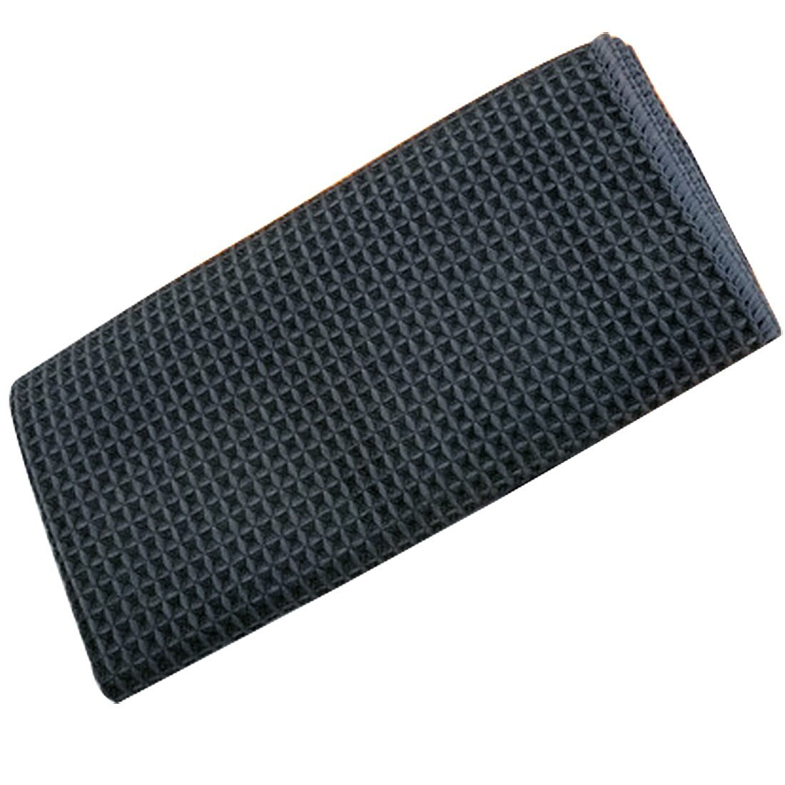 HKM-999379 Microfiber Car Wash Towel - Ultra Absorbent Wafer Style, Soft and Scratch-Free, 40x40cm, Orange/Gray