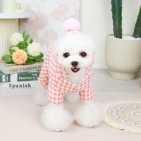 HKM-999635 Colorful Four-Legged Cotton Pet Coat for Autumn and Winter, Available in Pink, Green, Yellow