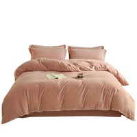 HKM-999635 Premium Baby Bedding Set for Autumn and Winter - Solid Color Options, Available in Various Sizes