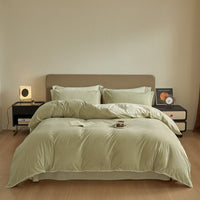 HKM-999635 Premium Baby Bedding Set for Autumn and Winter - Solid Color Options, Available in Various Sizes