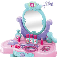 HKM-999635 Princess Makeup Dressing Table with Light and Sound for Kids Ages 2-7