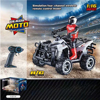 HKM-999763 1:16 Electric Off-road Remote Control Beach Vehicle with 4 Channels, Indoor/Outdoor Use