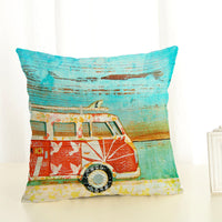 HKM-999763 Digital Printing Cotton and Linen Throw Pillow Cover - 45x45cm, PP Cotton Filling