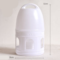 HKM-999891 Pigeon Feeding Bottle - White Plastic Container, Available in 1L, 3L, and 5L Sizes