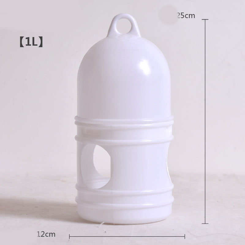 HKM-999891 Pigeon Feeding Bottle - White Plastic Container, Available in 1L, 3L, and 5L Sizes