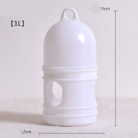 HKM-999891 Pigeon Feeding Bottle - White Plastic Container, Available in 1L, 3L, and 5L Sizes