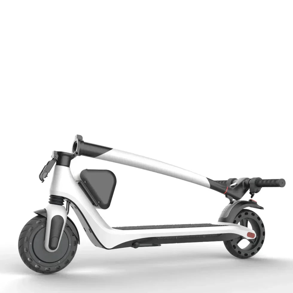 MX-A3 Plus 27.9 Miles 36V 13Ah 468Wh 350W Single-Motor Drive Extended-Range Foldable Electric Scooter - White