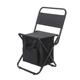 HKM-7162323 Portable Folding Camping Chair 3-in-1 with Storage Bag Oxford Cloth Fishing Ice Chair for Outdoor Travel Use