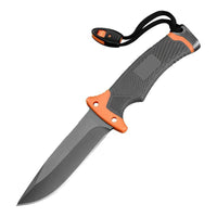 HKM-7260627 Outdoor Camping Survival Knife Multi-Purpose High Hardness Portable Folding EDC Knife with Sheath for Adventure