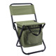 HKM-7162323 Portable Folding Camping Chair 3-in-1 with Storage Bag Oxford Cloth Fishing Ice Chair for Outdoor Travel Use