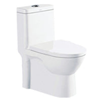 HKM-3263699 Smart Toilet One Piece Round Siphon Flush Modern White Ceramic Floor Mounted Wash Pressure Adjustment Bidet Seat