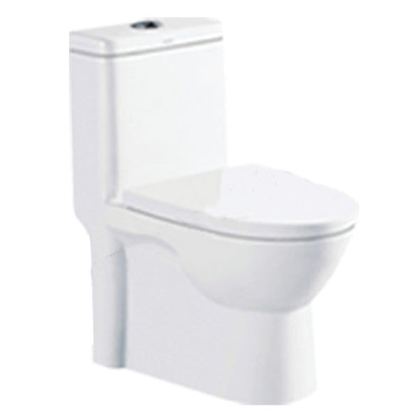 HKM-3263699 Smart Toilet One Piece Round Siphon Flush Modern White Ceramic Floor Mounted Wash Pressure Adjustment Bidet Seat