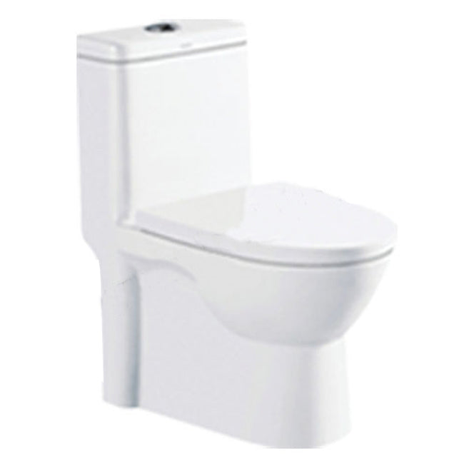 HKM-3263699 Smart Toilet One Piece Round Siphon Flush Modern White Ceramic Floor Mounted Wash Pressure Adjustment Bidet Seat