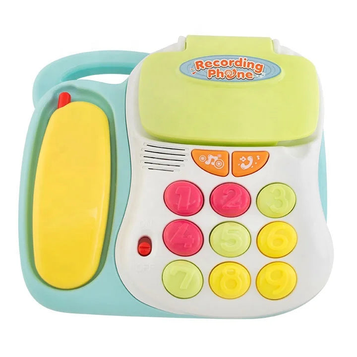 KTX-880531 Kids Pretend Play Telephone Toy with Realistic Sound Effects