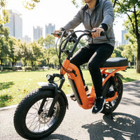 48V15Ah Electric Fat Tire Mountain Bike 20*4 Inch 7 Speed High Carbon Steel Frame Brake Adult Integrated Lithium Brushless Motor