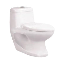 HKM-3263699 Smart Toilet One Piece Round Siphon Flush Modern White Ceramic Floor Mounted Wash Pressure Adjustment Bidet Seat