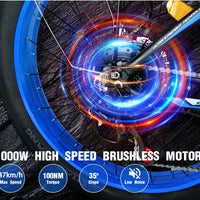 Bluvall F1 USA Warehouse Free Shipping E Bikes  Electric Bicycle  48v23ah Electric Fat Bike Long Range Other Electric Bike