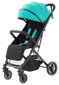 HKM-7970515 one-click fold travel stroller, six PU wheels - showcase 1