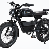 HKM-3848787 52V 30Ah Full Suspension Electric Bike, 1500W Mid-Drive Motor, 37 mph Top Speed, 20 x 4.0 in Fat Tire