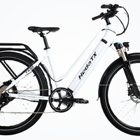 HKM-1358419 48 V 12.5 Ah 500 W Electric Mountain Bike, 25 mph Top Speed, 27-Speed Shimano, 26 x 2.1 in Tires, Disc Brakes