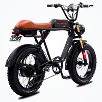 HKM-8999123 2000 W Rear Hub Motor, 48 V 20 Ah Battery, 32 mph Top Speed, 7-Speed Shimano Drivetrain, Electric Bike