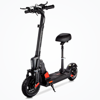 HKM-1756115 Electric Scooter, C1-PRO Motor, 6.8-12 mph Top Speed, 25-28 mi Range, 48 V 13AH Battery, Foldable