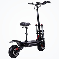 HKM-1526739 Electric Scooter, 11 inch (4.0) vacuum tires, Brushless Motor, . Top Speed, 62-75 mi Range, 38AH Battery, 441 lb Load