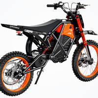 HKM-0146003 48V 1500W Electric Dirt Bike, Hydraulic Disc Brakes, Full Suspension, Inverted Front Fork, Nitrogen Rear Shock
