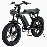 HKM-9818323 28 mph Electric Fat Tire Bike, 750W Rear Hub Motor (1000W Peak), 48V 15Ah 720Wh Battery, 7-Speed Shimano