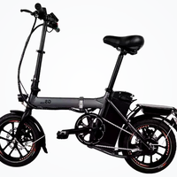 HKM-1522259 350 W Rear Hub Motor, 48 V 7.5 Ah Battery, 20 mph Top Speed, 14 x 1.95 in City Tires, Electric Bike