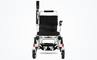 HKM-5337555 Folding Electric Wheelchair Dual 250W Motors 24V 12Ah Battery 12.4 Mile Range 265 lb Capacity Aluminum Frame