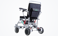 HKM-5370323 Folding Electric Wheelchair Dual 250W Motors 24V 12Ah Battery 12.4 Mile Range 353 lb Capacity Aluminum Frame