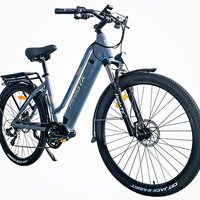 HKM-2374227 1000 W Mid-Drive Motor, 48 V 17.5 Ah Battery, 28 mph Top Speed, 7-Speed Shimano Drivetrain, Electric Bike