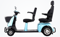 HKM-9826771 4-Wheel Mobility Scooter 1000W Motor 48V Battery 24.9 mi Range 11.2 mph Speed, Stable 4-Wheel Base