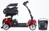 HKM-9990611 4-Wheel Mobility Scooter 300W Motor 24V 20Ah Battery 4.4 mph Speed 264.6 lb Capacity, Digital Display, Bluetooth