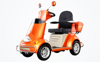 HKM-9728467 4-Wheel Mobility Scooter 1000W Motor 48V 20Ah Battery 31 mi Range 15.5 mph Speed, Brushless Motor, Quiet & Smooth Ride