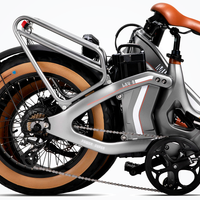 HKM-0768595 750W 20 x 4.0 in Folding Fat Tire Electric Bike, Dual 48V Batteries 28.8Ah / 1382Wh, 7-Speed Shimano, 28 mph