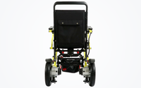 HKM-3142099 Light Folding Electric Wheelchair Dual 250W Motors 24V 12Ah Battery 15.5 Mile Range 265 lb Capacity Aluminum