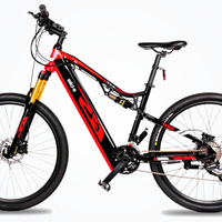 HKM-1391187 48V 500W Mountain Bike, 31 mph Top Speed, 27.5 x 2.4 in Tires, Hydraulic Disc Brakes, 300 lb Load